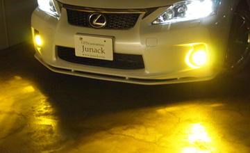 JUNACK(ジュナック) プリウス LEDフォグバルブ|2500k　イエロー
