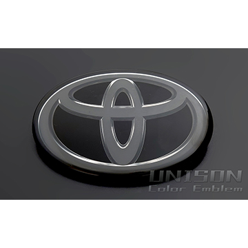 GR86用GRエンブレム マットブラック UNISON-純正エンブレム改