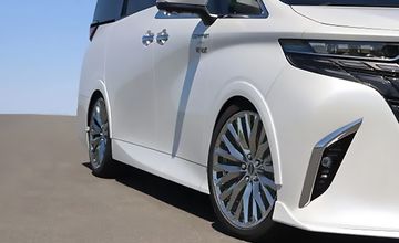 ガレージベリー アルファード ローダウンフェンダートリム