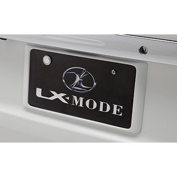 LXモード、アルファード30系ナンバーフレーム