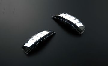 REVIER(レヴィーア) アクア LEDウインカーミラー・流星シーケンシャルウインカー(2)|ライトバー　ホワイト