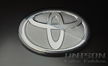 UNISON-純正エンブレム改 C-HR GRエンブレム サンドメタル