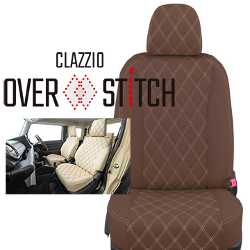 クラウンクロスオーバー用シートカバー・オーバーステッチ Clazzio(クラッツィオ)