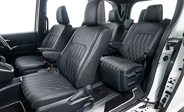 Clazzio(クラッツィオ) ハイエース レザーシートカバー・ストリームステッチ