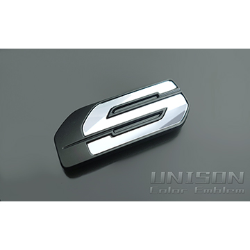 ハイエース用ダークプライムSエンブレム UNISON-純正エンブレム改 ハイエース用ダークプライムSエンブレム UNISON-純正エンブレム改