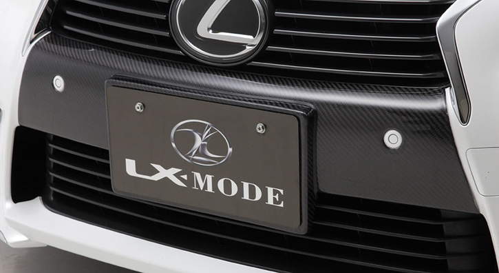 LX-MODE(LXモード)　レクサスGS ライセンスプレートベース