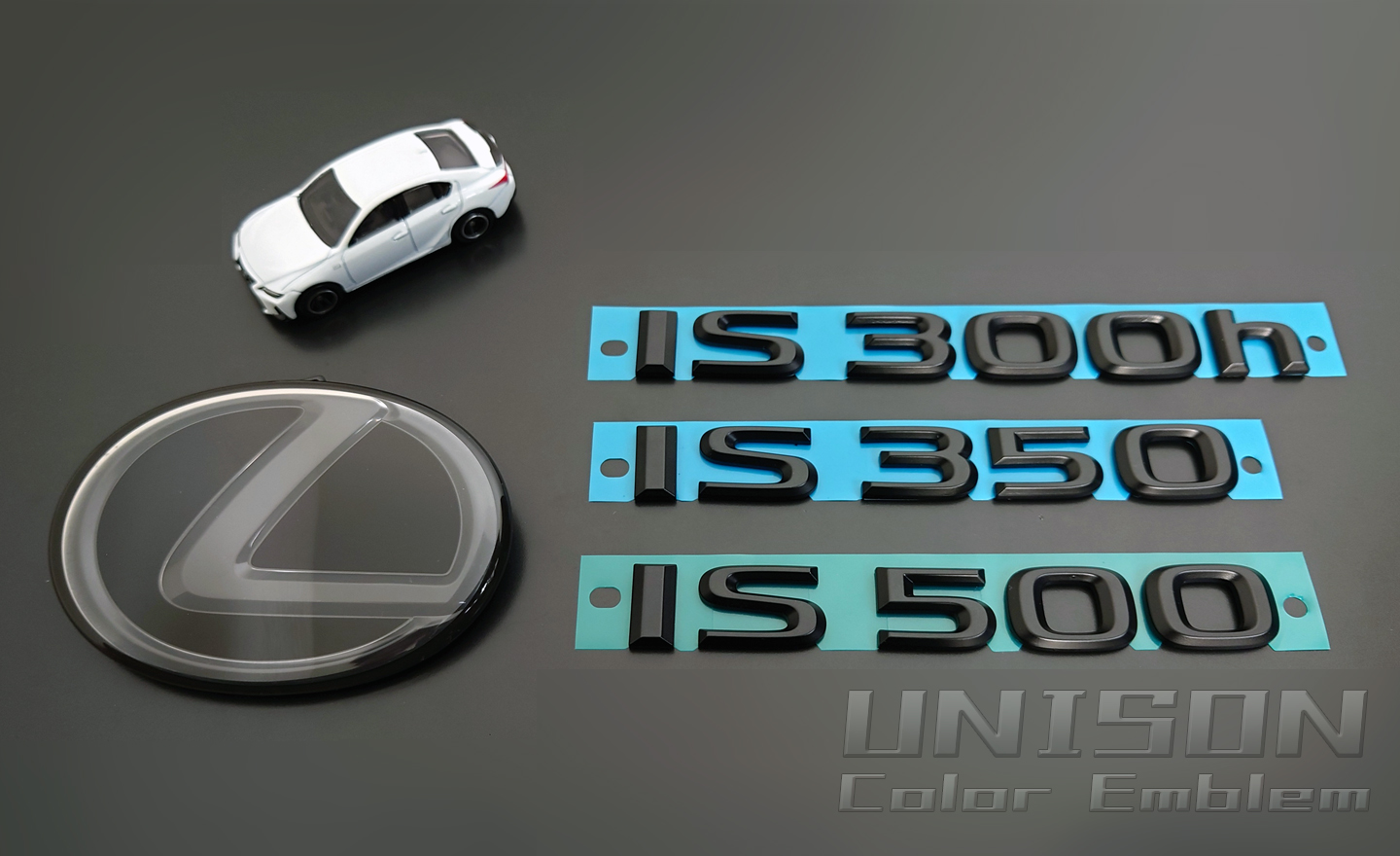 UNISON レクサスIS エンブレム