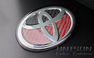 RAV4UNISON-純正エンブレム改 カーボンツートン