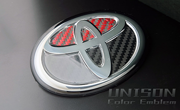 RAV4UNISON-純正エンブレム改 カーボンツートン