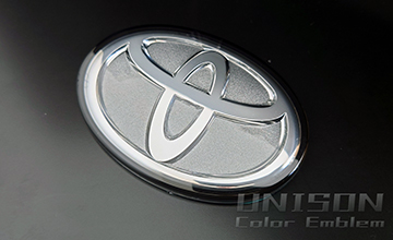 UNISON-純正エンブレム改 RAV4 GRエンブレム サンドメタル