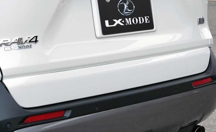 LXモード RAV4 50系 LX カラード リアライセンスフレーム 未塗装 LX-MODE