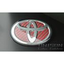 50系RAV4　エンブレムパーツ・GRエンブレム レッドカーボン　UNISON-純正エンブレム改/エンブレム