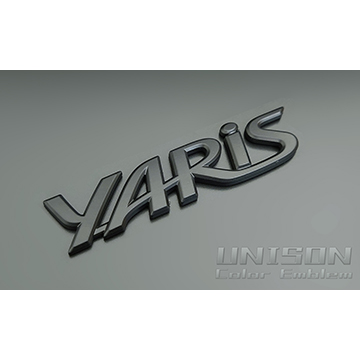 GRヤリス用マットブラックエンブレム UNISON-純正エンブレム改